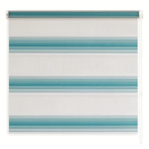 Штора рулонная день-ночь Palermo 120x250 см бирюзовая 89071366 STLM-2012925