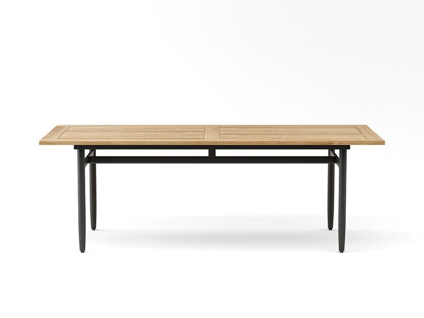 Прямоугольный обеденный стол из алюминия и дерева Walters Стрингер ARCH-00070579 - Вид №2