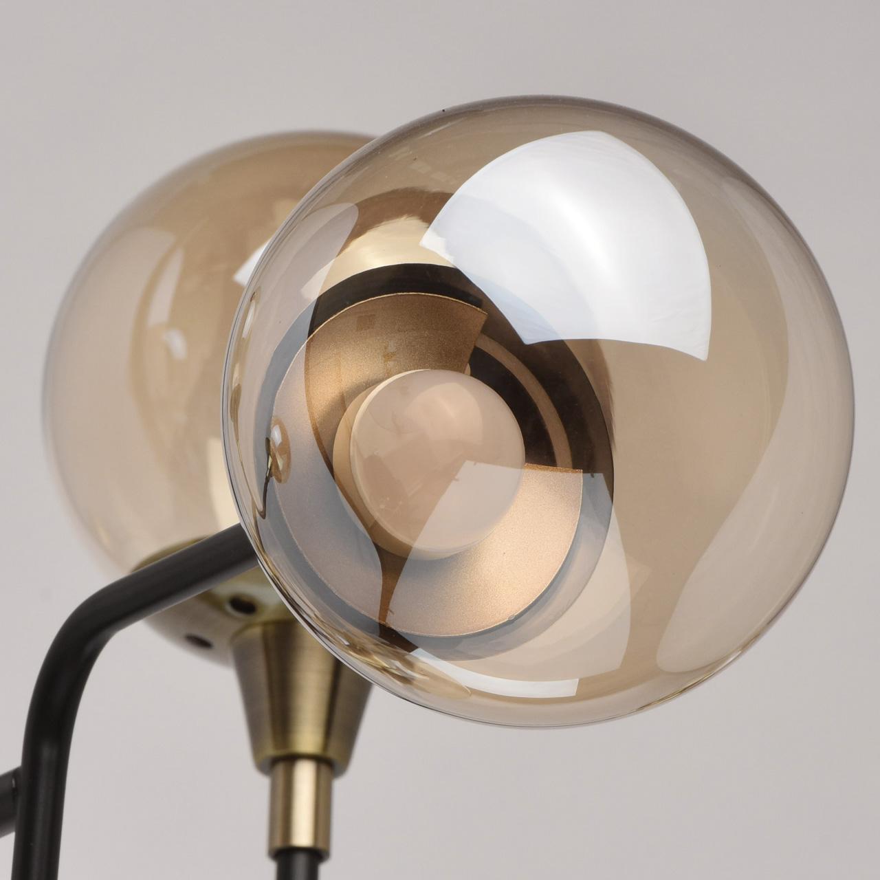 Подвесная светодиодная люстра MW-Light Гамбург 605010908 черная MW-LIGHT ДИЗАЙНЕРСКИЕ, ГАМБУРГ, ШАР 187967 Черный  - Вид №3