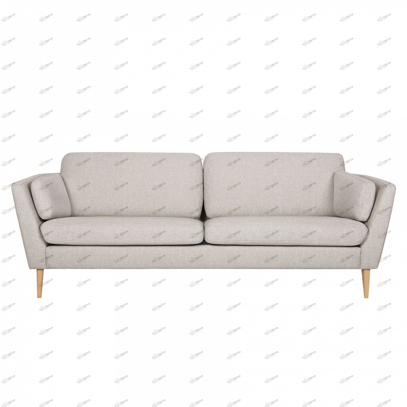 Диван трехместный прямой бежевый Mynta SITS MYNTA 192208 Серый 