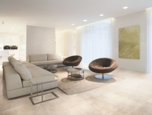 Пол из керамогранита с эффектом камня