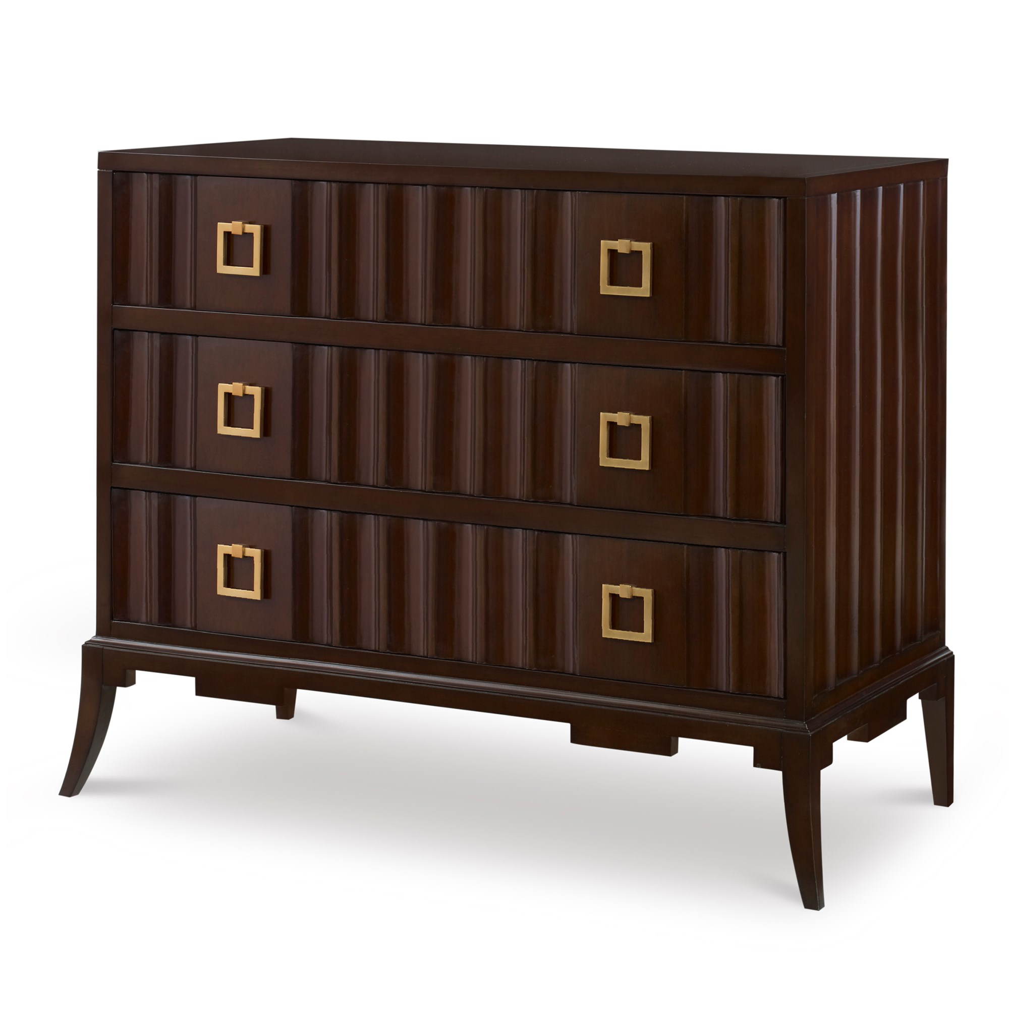 Тумбочка 24094-830-018 Magic Fluted Chest - Chestnut Brown Ambella  - Вид №1