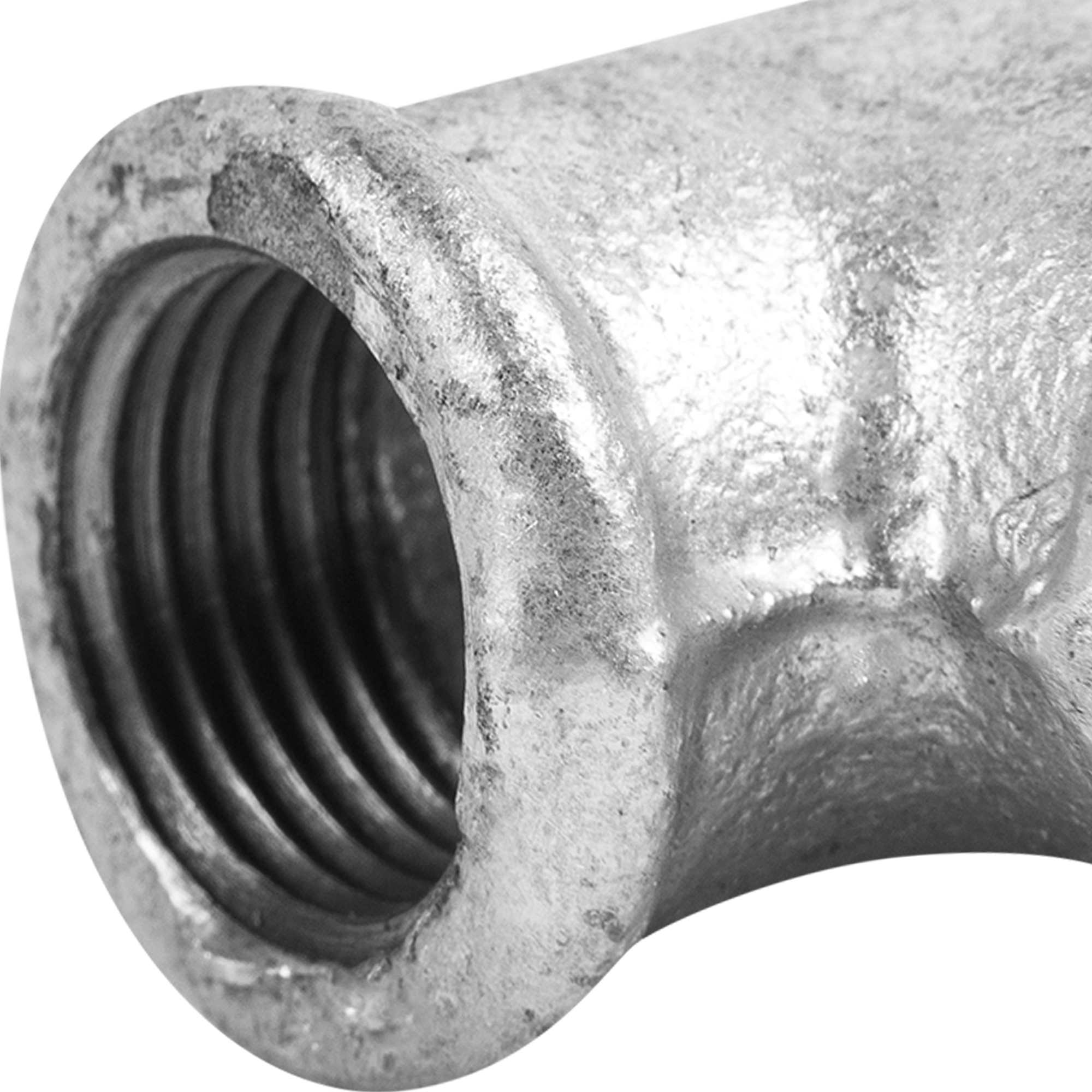 Тройник Santreyd оцинкованный чугунный 1/2" для систем отопления и водоснабжения 10985624 STLM-0000982 - Вид №1