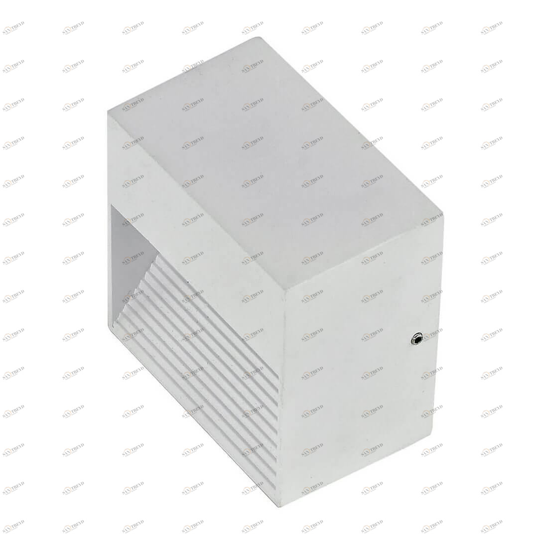 Уличный настенный светильник 8,5х5х8,5 см белый Down AP1 Antracite Down AP1 IDEAL LUX DOWN BIANCO 00-3897542 Белый;прозрачный 