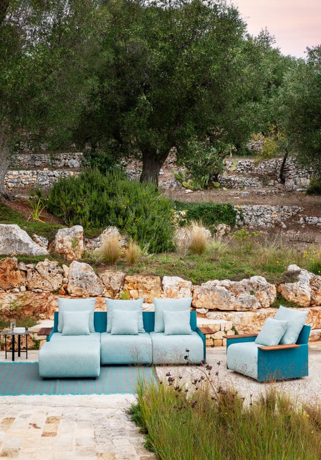 Тканевое садовое кресло с подлокотниками MY YOUR Begin ARCH-00076531 - Вид №1