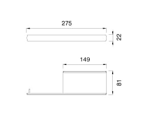 Держатель рулона из нержавеющей стали CEADESIGN AYLA ARCH-00147898 - Вид №2