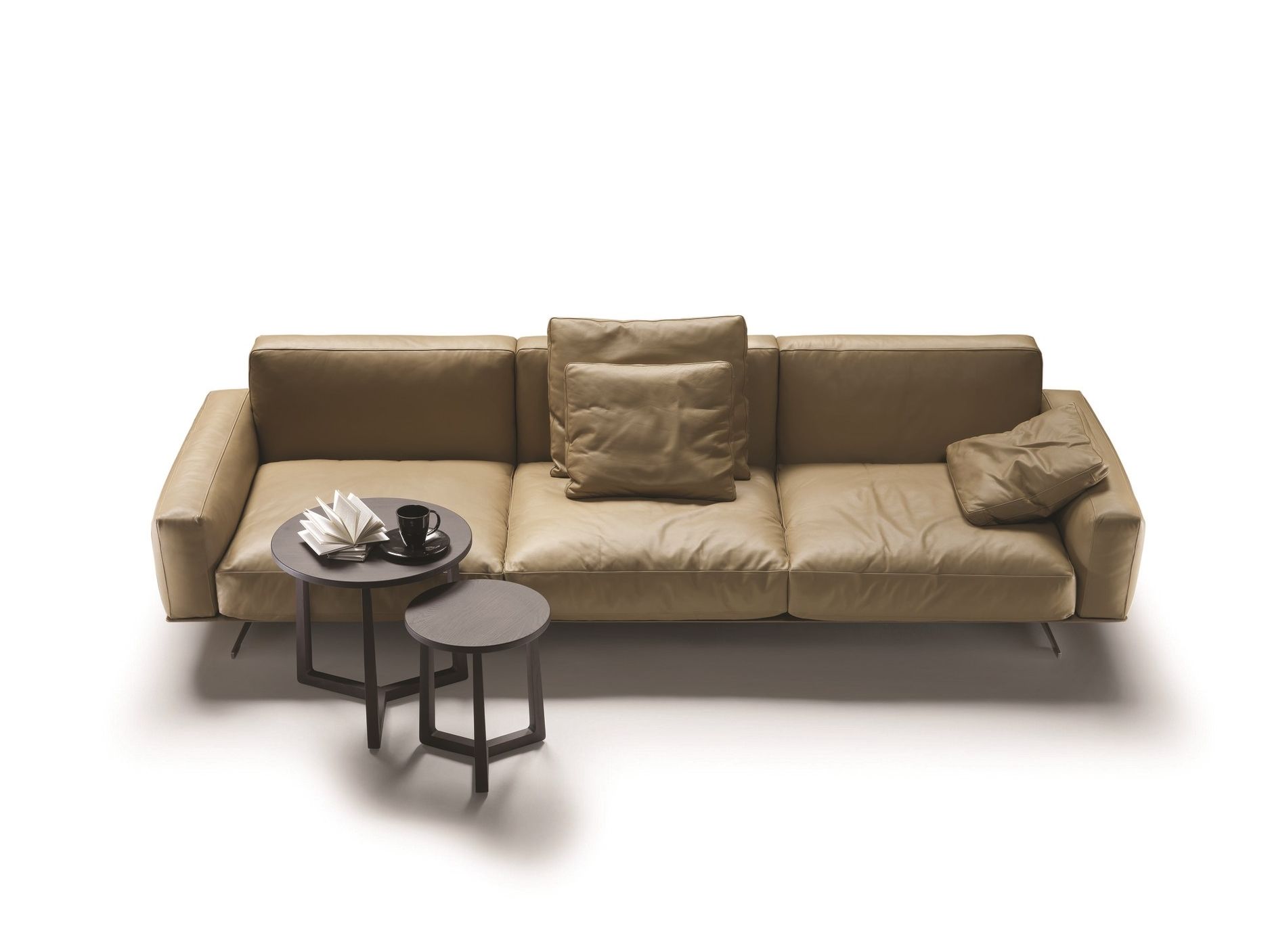 3-местный кожаный съемный диван Flexform Soft Dream ARCH-00141876 - Вид №1