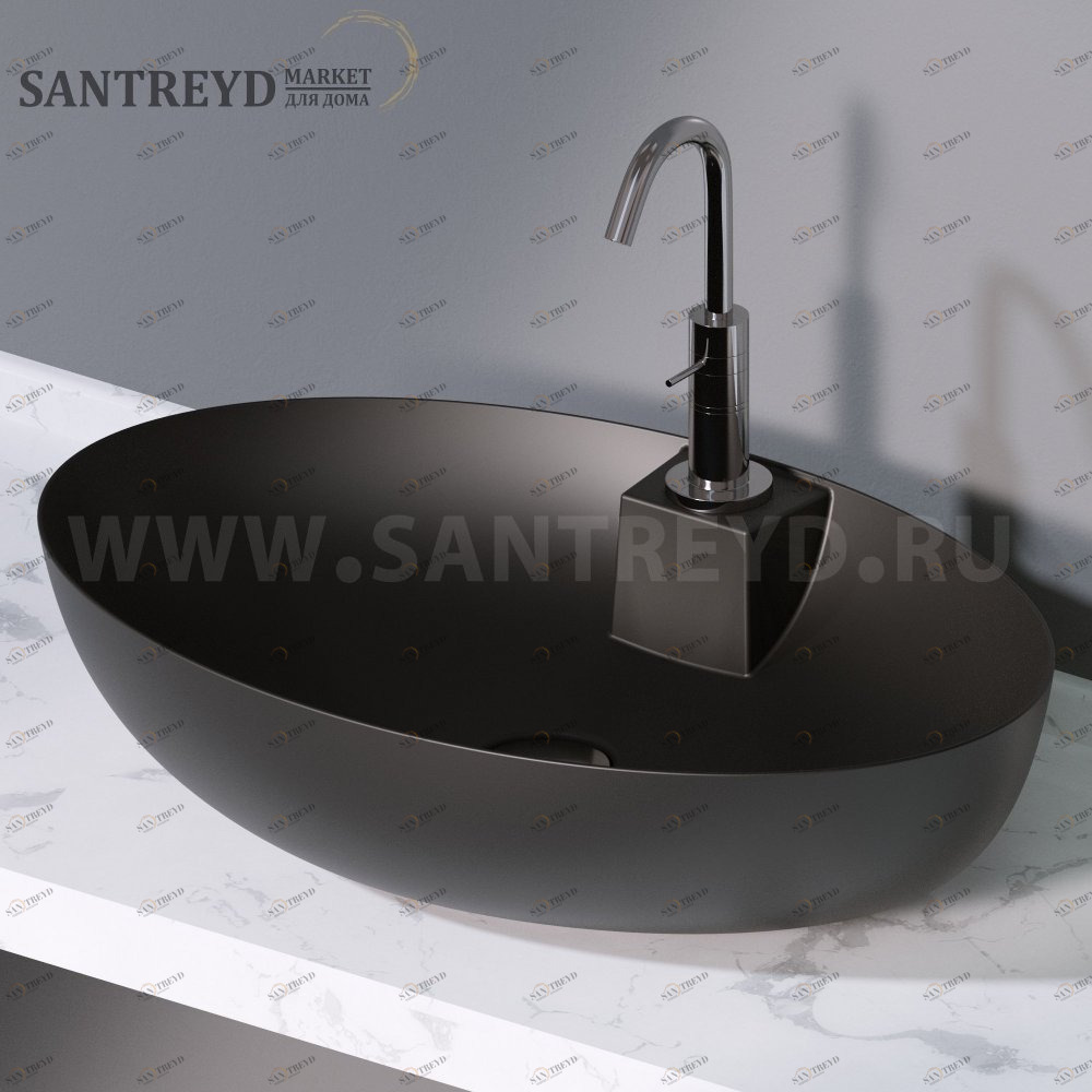 L604105 Накладная раковина на столешницу  овальная A. e T. Italia ELITE AeT ITALIA