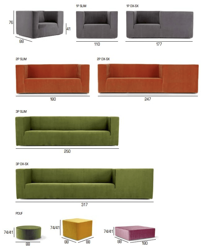 Adrenalina Диван со съемным чехлом из полиуретана Pan sun-id-1478605 - Вид №3