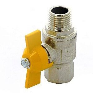 Кран шаровый для газа НВ LONDON бабочка ITAP 3/4"