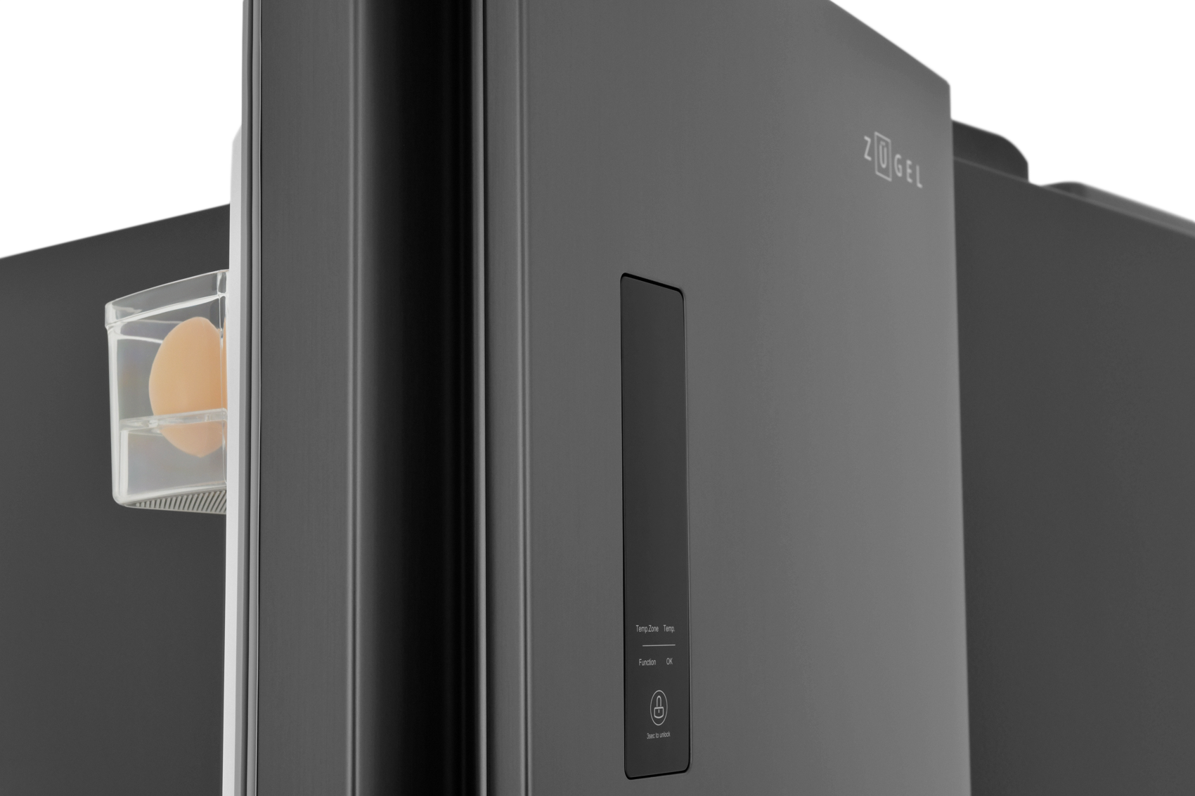 9953099 Холодильник Side by Side   ZUGEL ZRSS630B черный STDN-0027801 - Вид №14