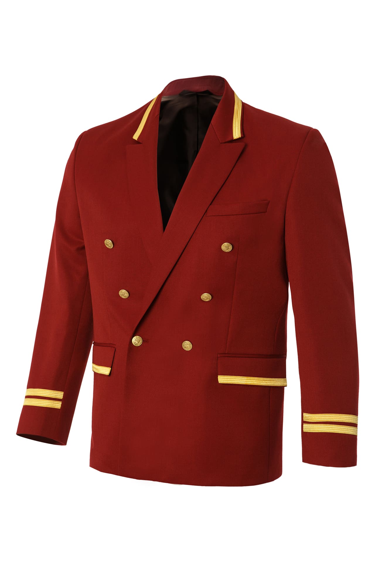 69784 Пиджак двубортный  Швейцар bordeaux El-Risto  Бренд "El-Risto" (Эль Ристо), каталог товаров размер 48/182 