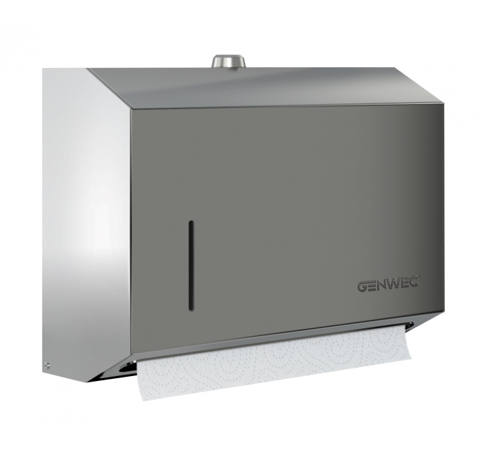 GW04 10 01 00B Genwec ВСТРОЕННОЕ МЫЛО DISP 1000 МЛ АБС, МЕТАЛЛИЧЕСКИЙ ШТОК, CAÃ? O 100 ММ 