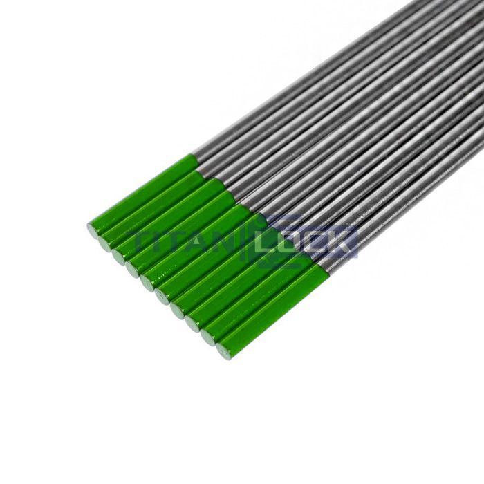 Вольфрамовый электрод WP (зеленый), диам. 4,0 мм, TLWP0040 TITAN LOCK 