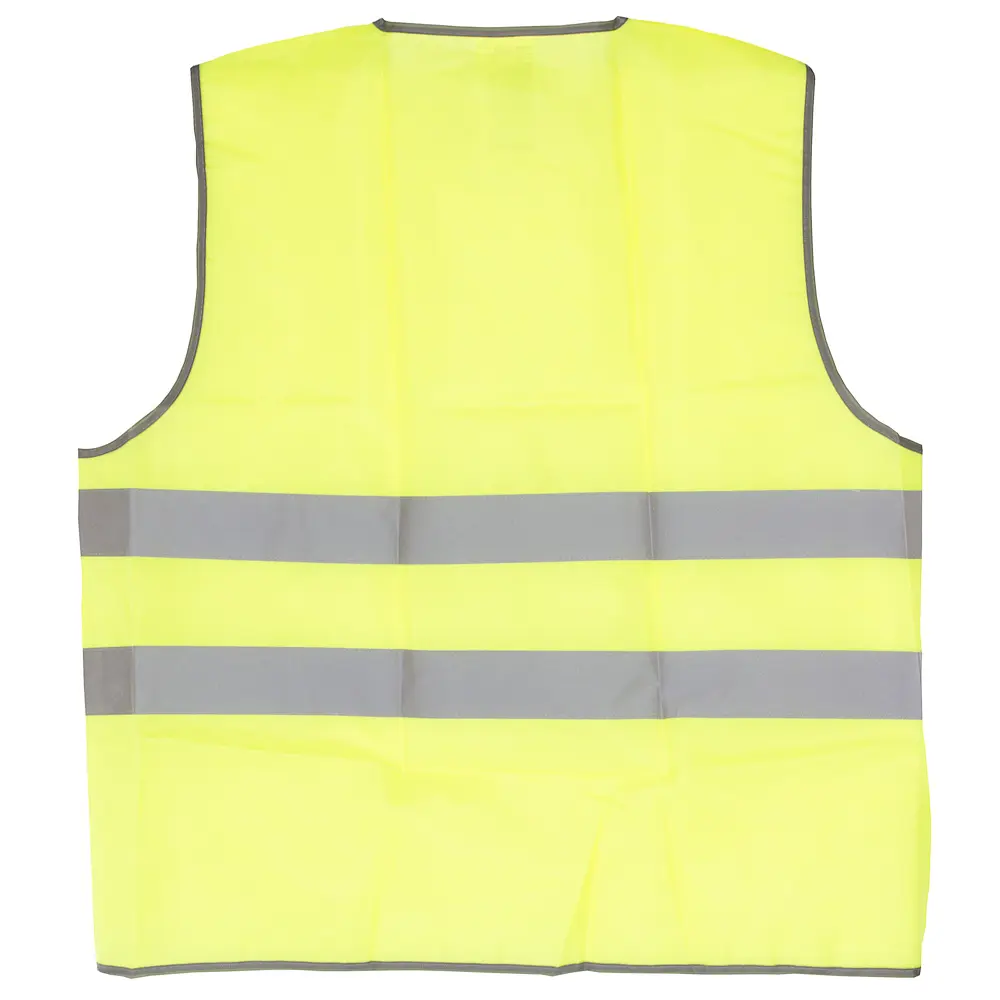 Жилет сигнальный для водителя размера 56-58, полиэфир, цвет лимонный DM REFLECTIVE MATERIALS STLM-2009659 - Вид №1