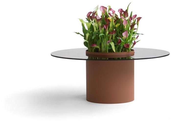 Blå Station Стеклянный журнальный столик с вещевым ящиком Bucket Bla Station sun-id-1474350 - Вид №11