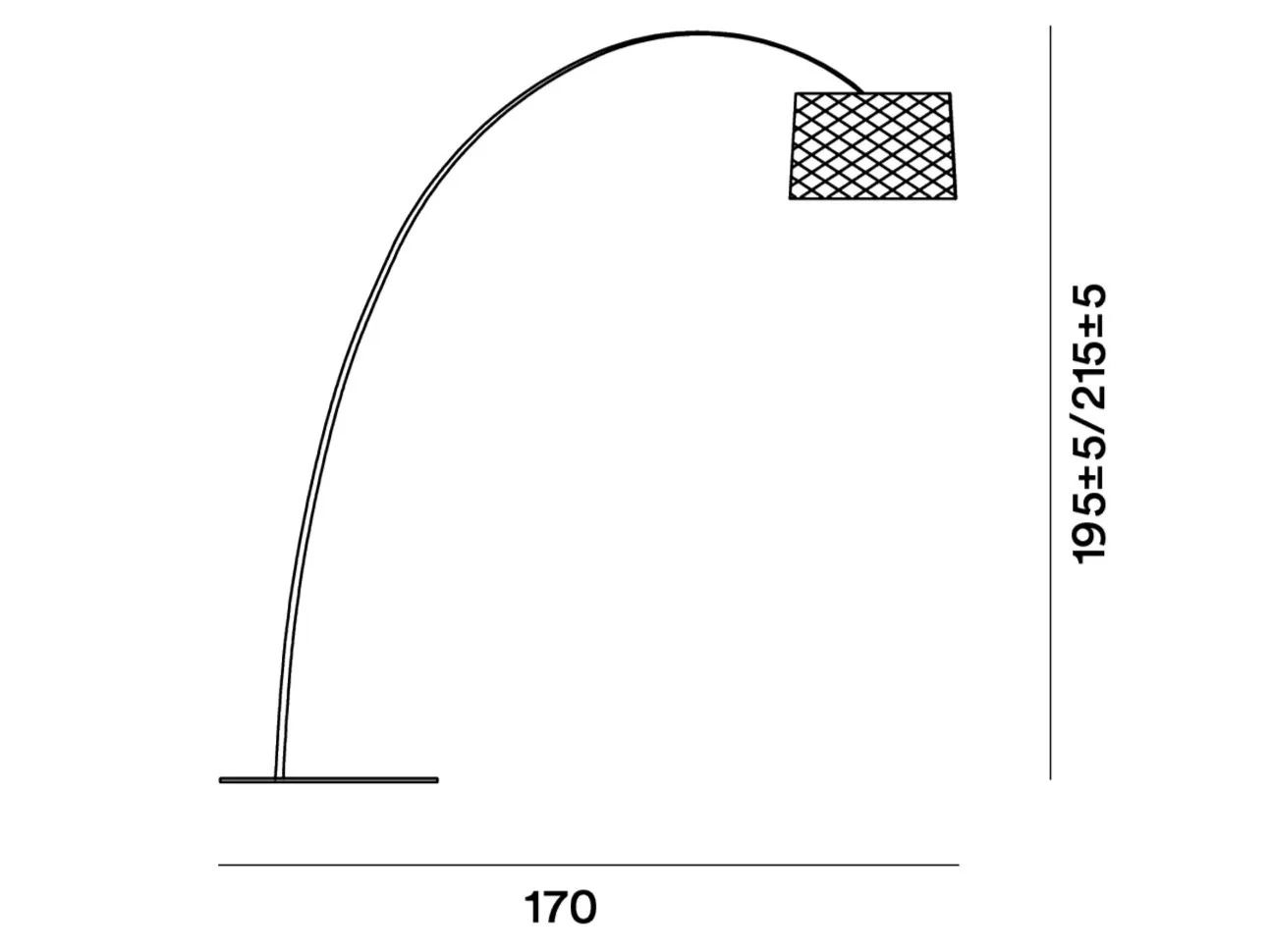 Композитный материал светодиодный наружный дуговой светильник Foscarini ARCH-00150601 - Вид №8