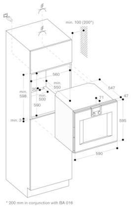 Gaggenau Стеклянная духовка класса Serie 400 Bo470102 - Вид №1