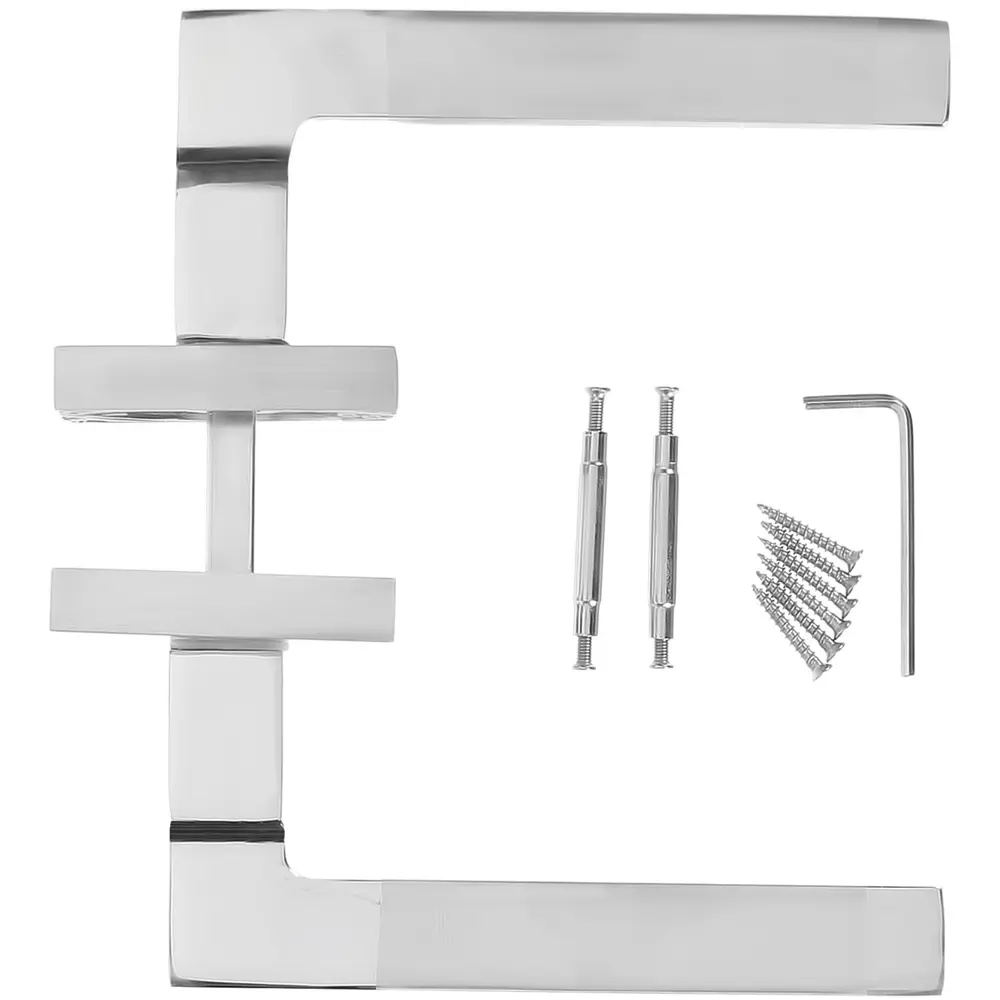 Дверная ручка Inspire, без запирания, комплект, цвет хром 18806774 STLM-2171993  - Вид №2