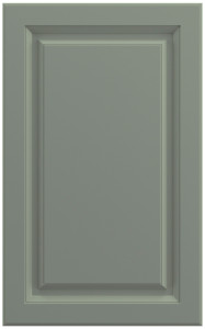 Фасады для кухни Классика Фрезеровка «Прямоугольник 90+» Дикая мята №557