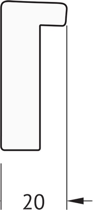 BY 1109 Зеркало в багетной раме - сталь 20 mm EVOFORM Definite - Вид №3