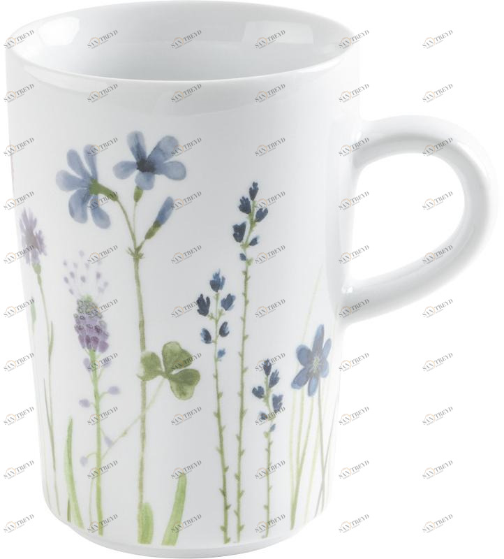 394727A50001C MG Wildflower макиато верхняя чашка 0,35 л пяти чувств магического захват синий / красный Kahla-porzellan 