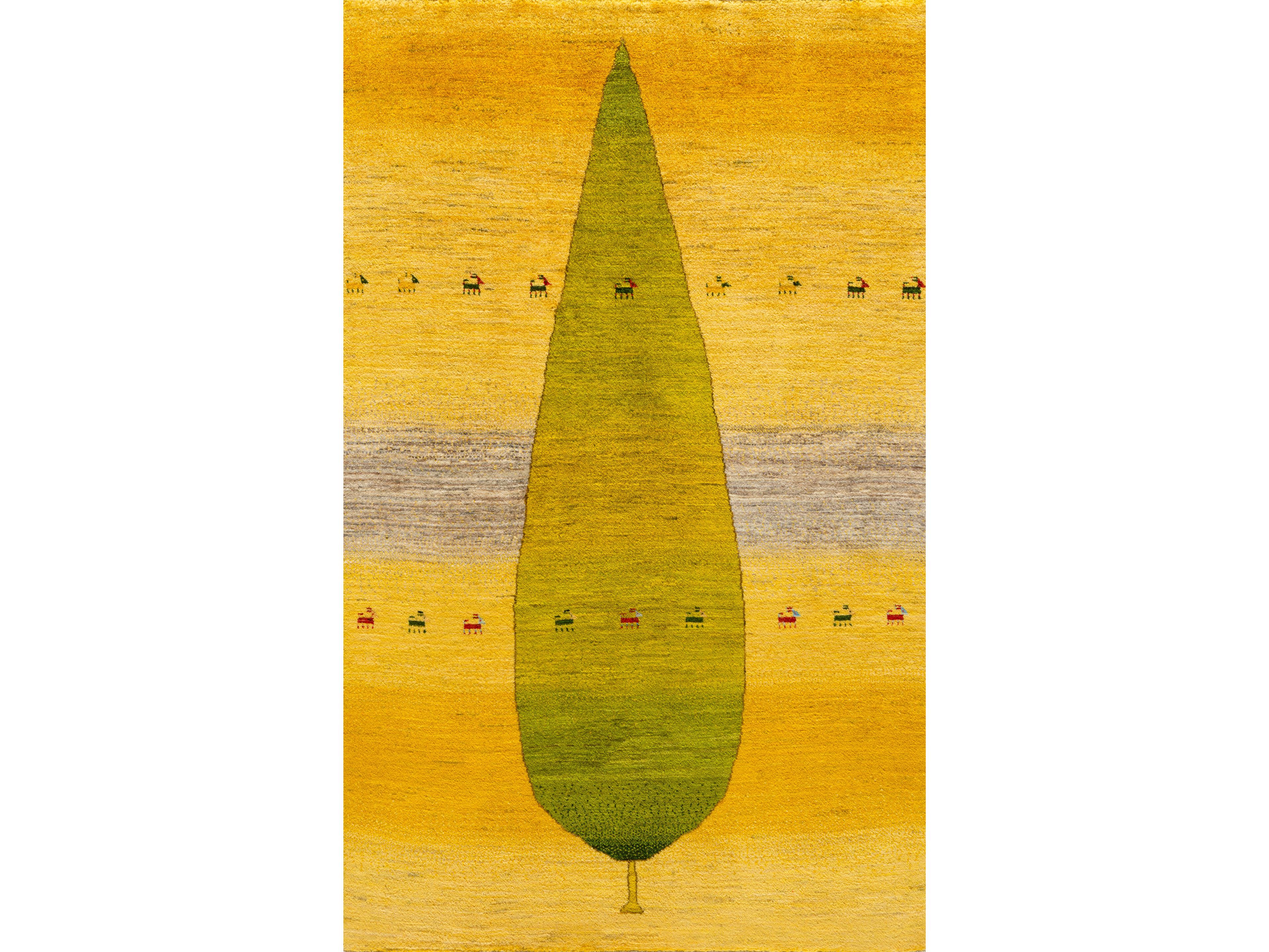 Прямоугольный шерстяной ковер Zollanvari Gabbehs Flora &amp ARCH-00068631 - Вид №1