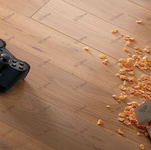 Массивная доска Parketoff Классика Беленый 150мм Дуб (Гладкая) 300-1600х150 мм 2600300406