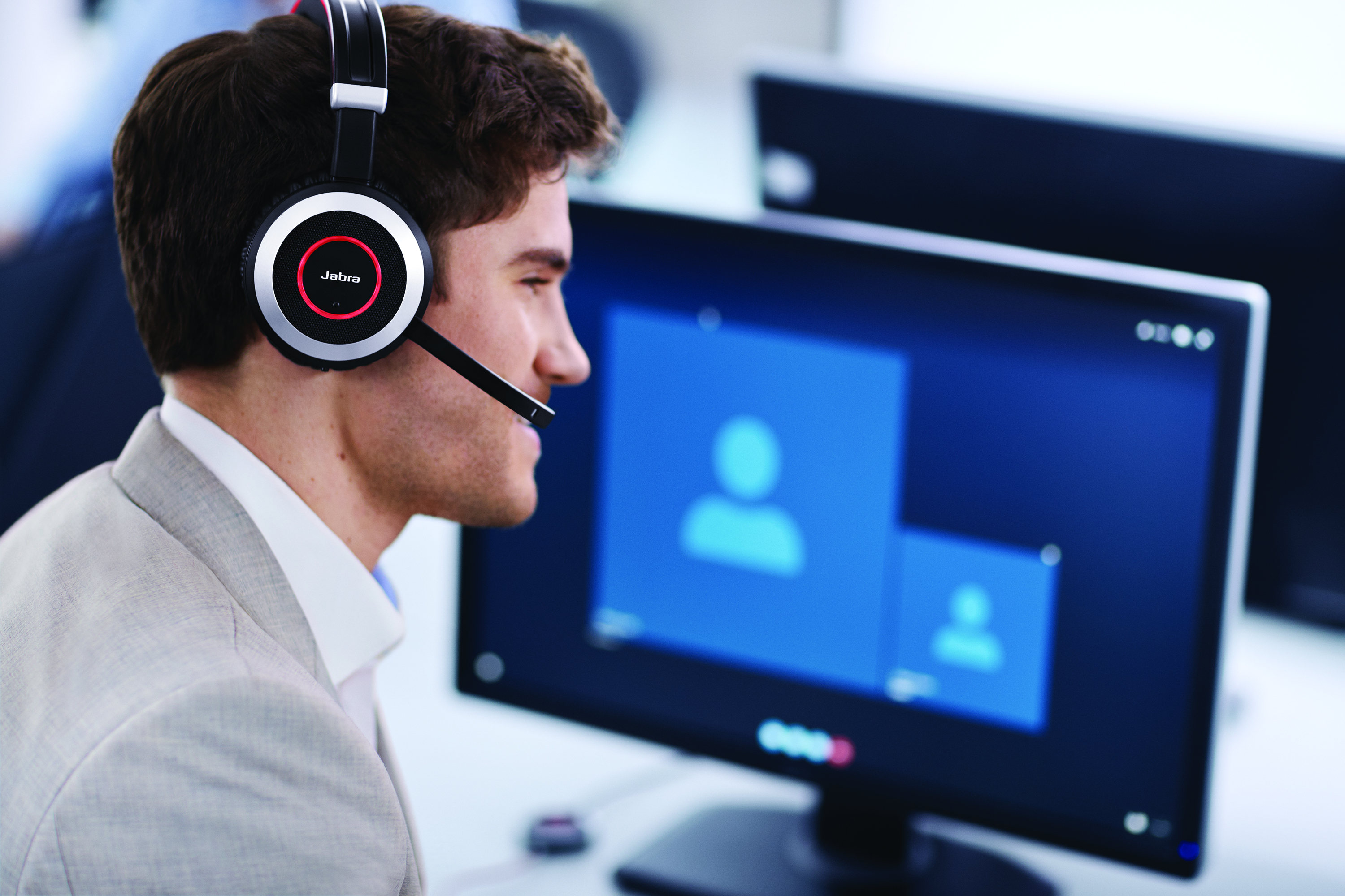 7599-838-199 evolve 75 stereo uc, charging stand & link 370 Jabra Santreyd  - Вид №33