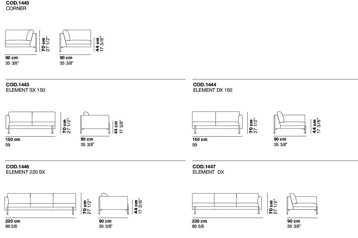 Секционный диван La Cividina NewTime ARCH-00096912 - Вид №3