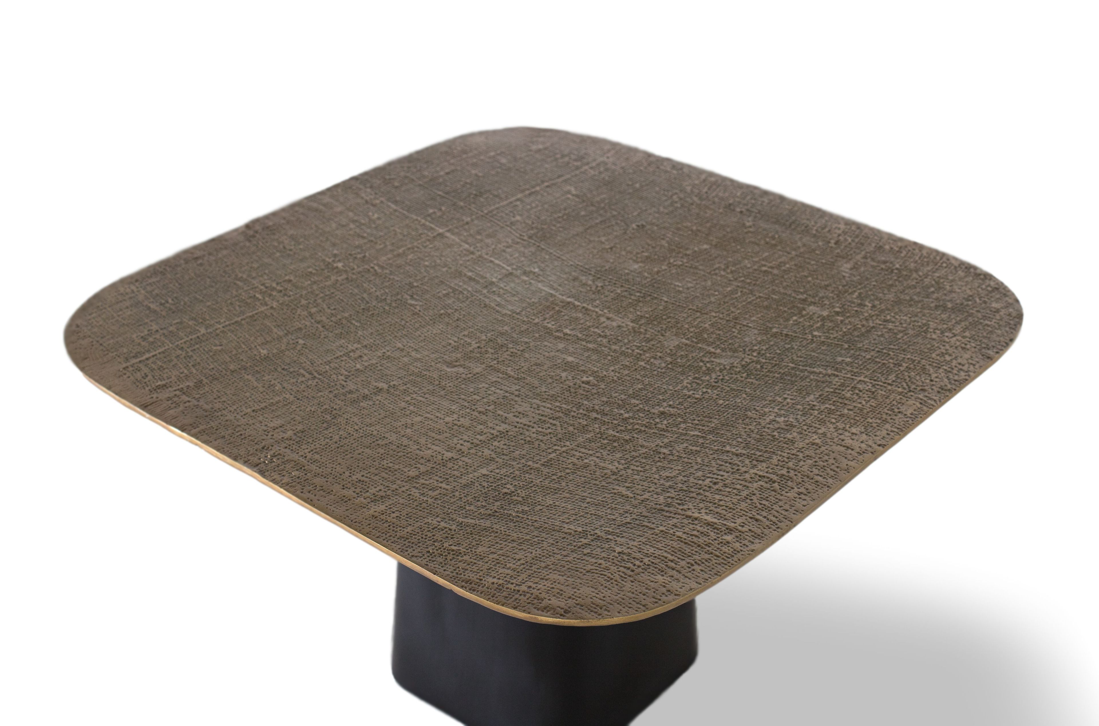 Алюминиевый квадратный низкий журнальный столик Giner y Colomer 1607 ARCH-00110244 - Вид №4