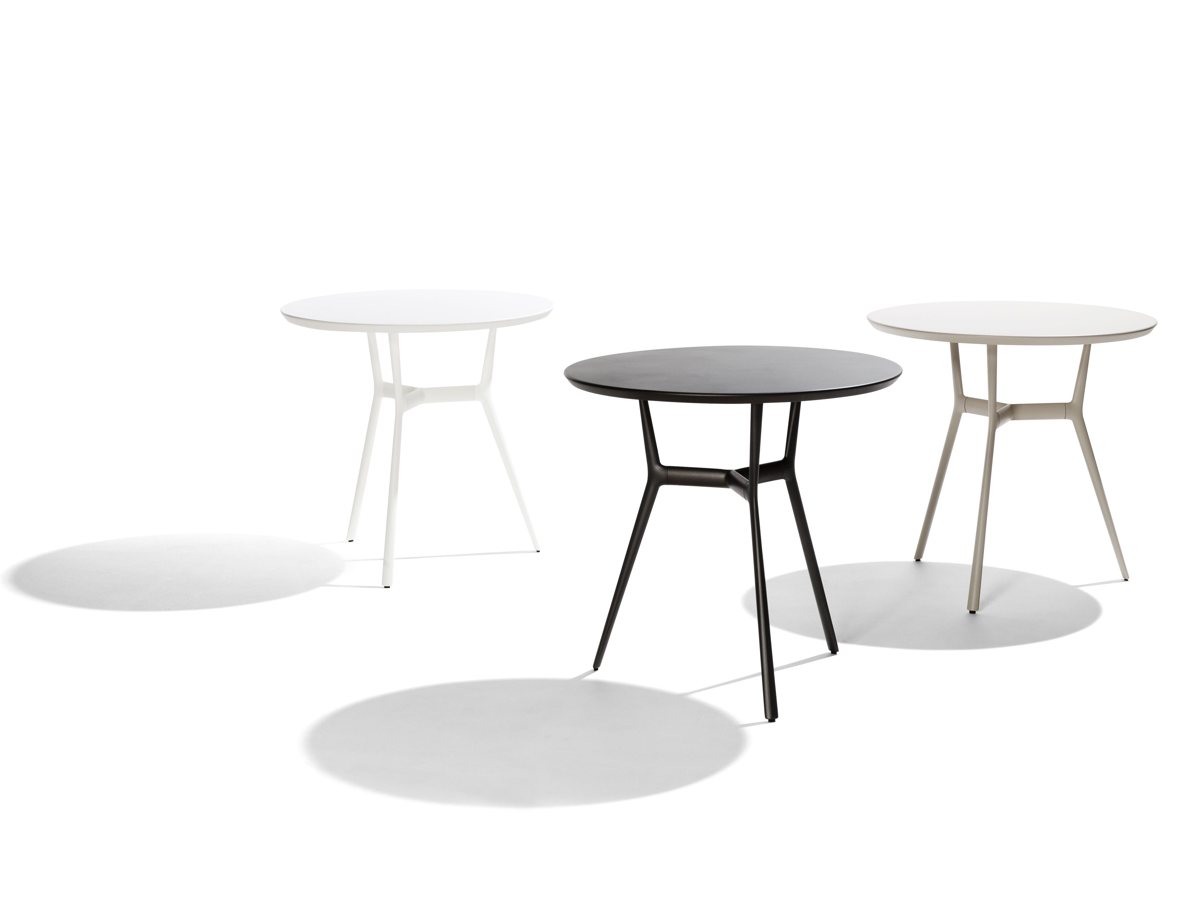 Алюминиевый круглый садовый стол с порошковым покрытием TRIBÙ Branch ARCH-00077140 - Вид №1