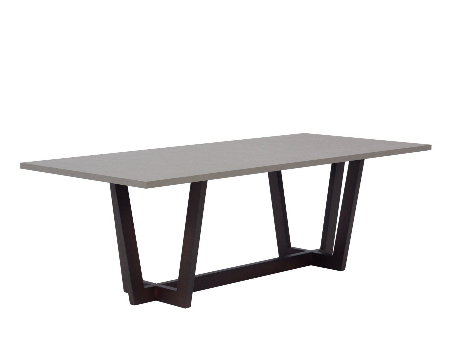 Прямоугольный стол со стальным основанием и ламинированным верхом ORO NERO Collection ARCH-00012029 - Вид №2