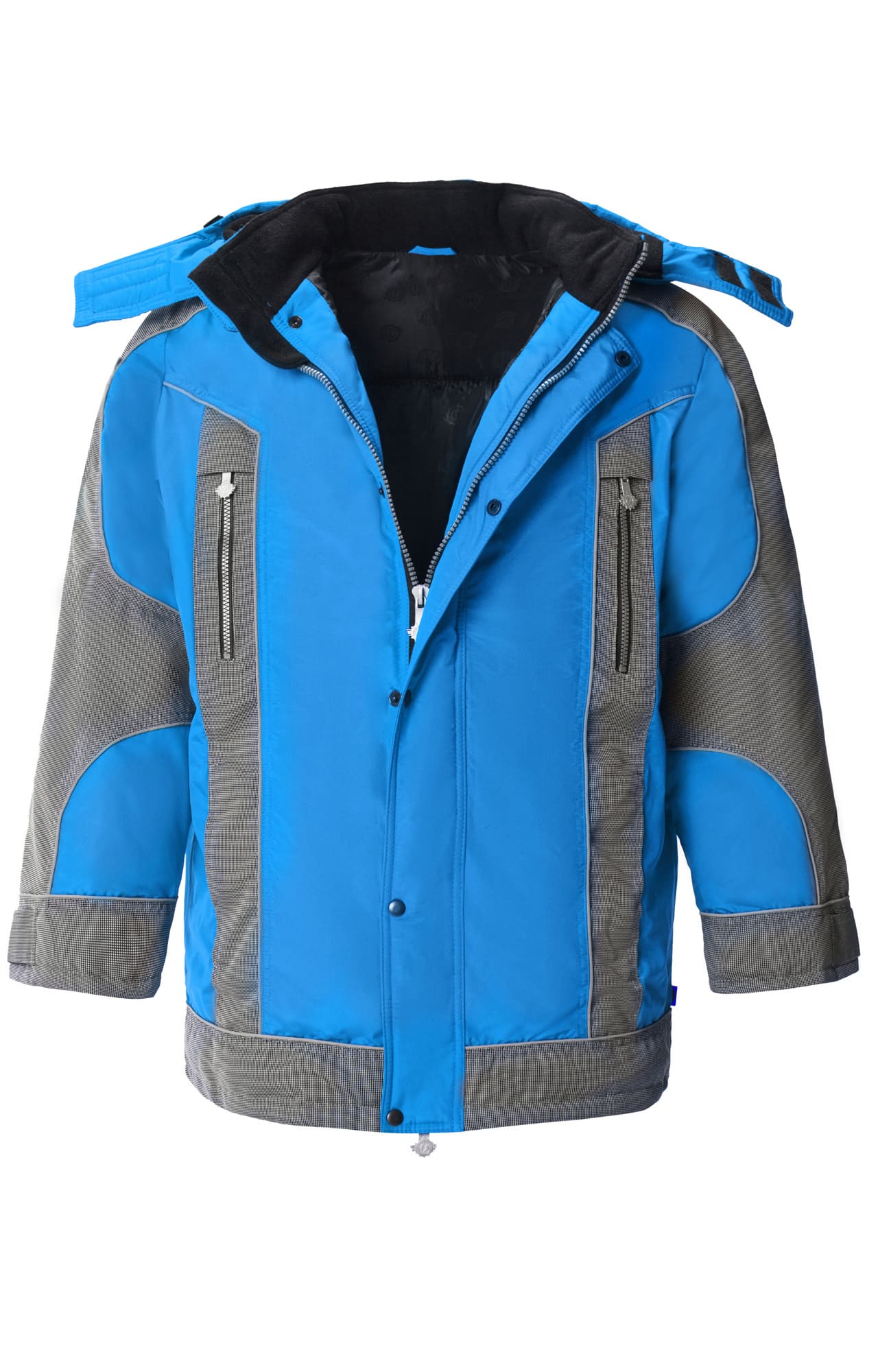 64790 Костюм "Ультра" зимний василек-черный  Зимняя спецодежда  размер 56-58/170-176  - Вид №3