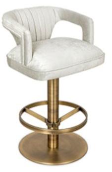 BRABBU Бархатный поворотный стул с подлокотниками Karoo sun-id-1505222 - Вид №1