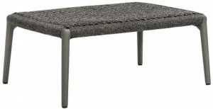 JANUS et Cie Подставка для ног из морского троса и алюминия Knot