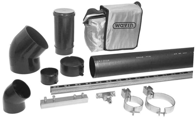 WAVIN ITALIA Хомут из оцинкованной стали Quickstream sun-id-1427442 - Вид №3