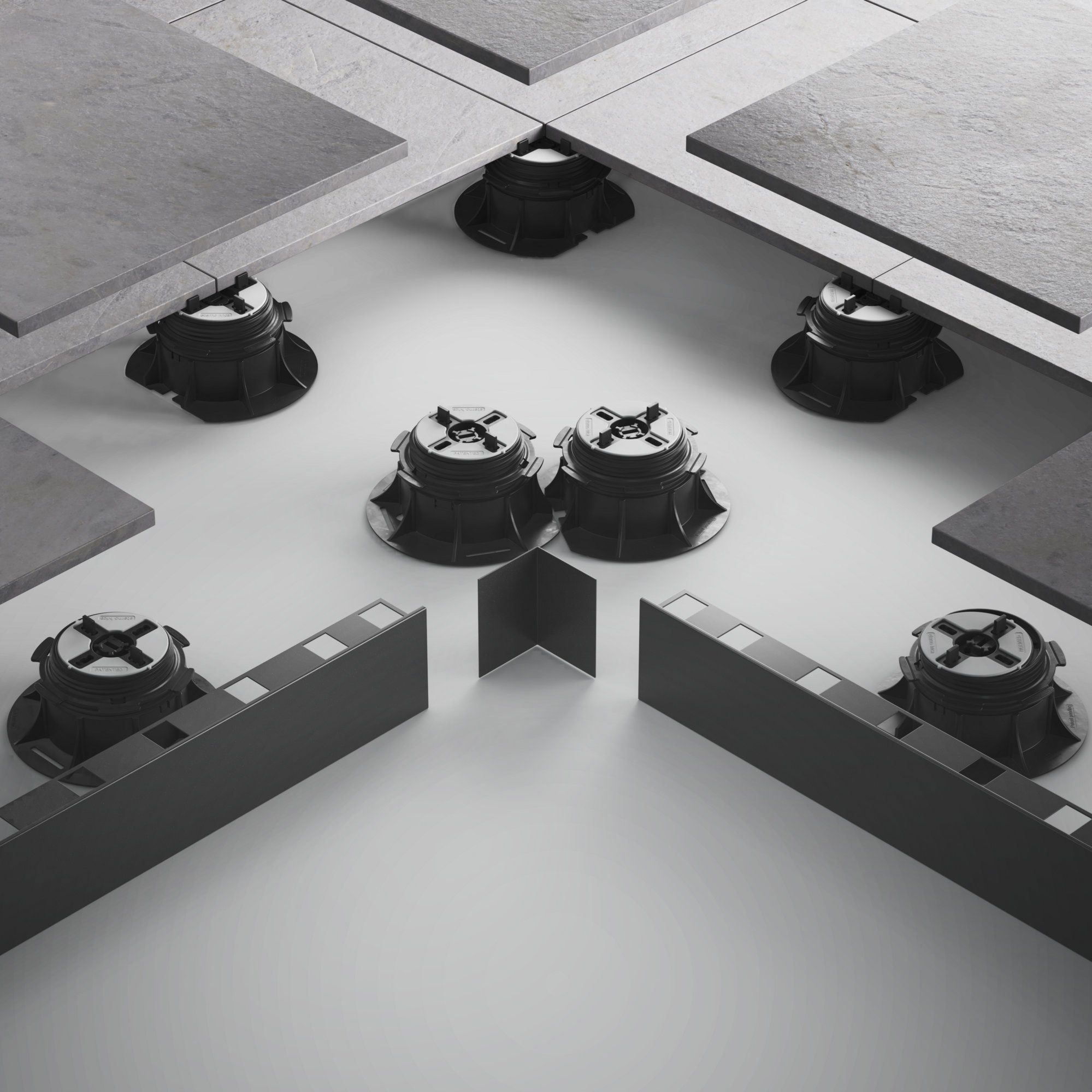 Вертикальный профиль периметра для фальшполов ETERNO IVICA Pedestal ARCH-00092788 - Вид №2