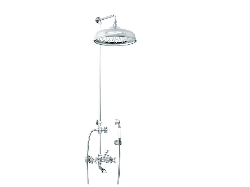 Латунная настенная душевая колонна с ручным душем rvb 1920-1921 ARCH-00078431