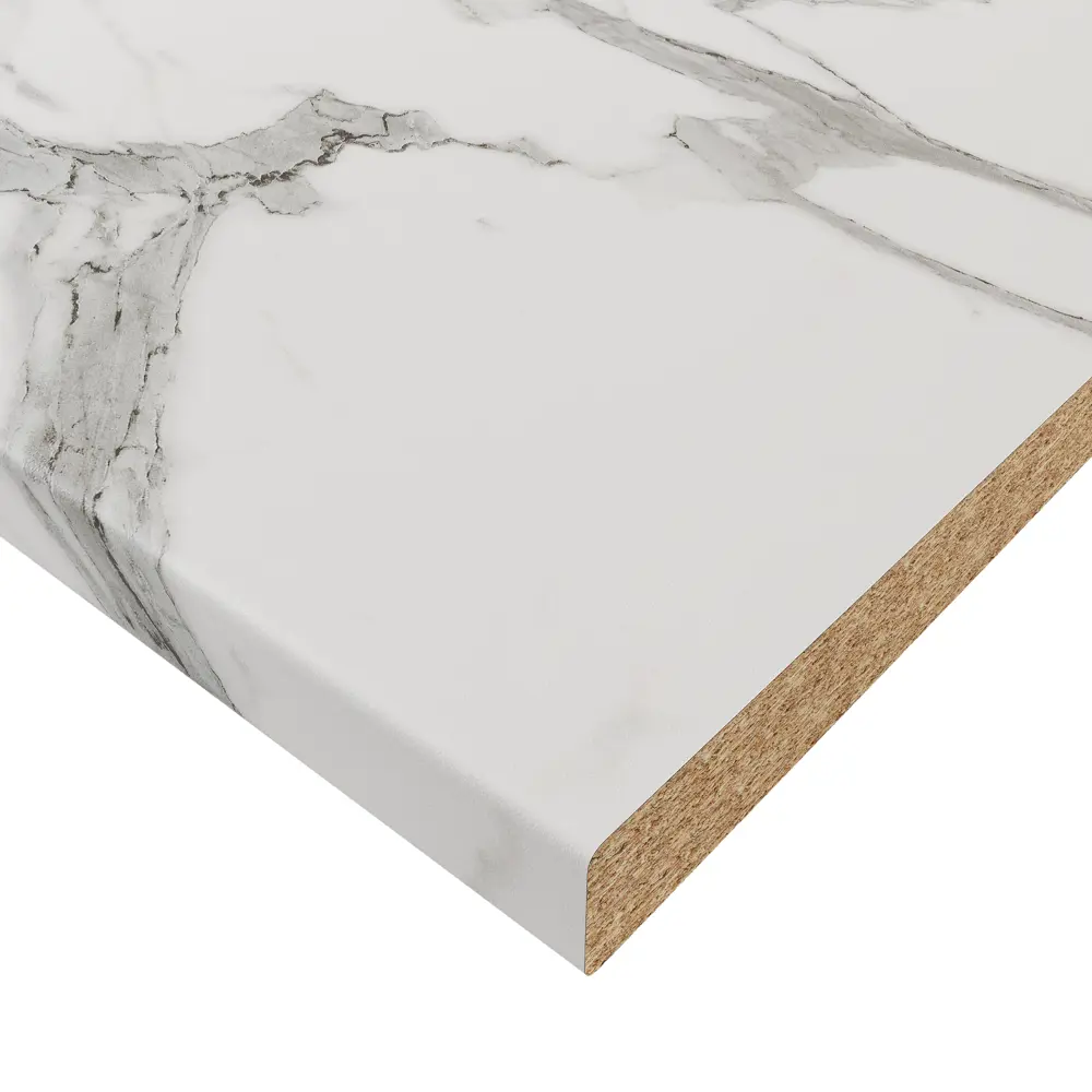 Столешница DELINIA Маренго белая мраморная 120х60 см 85342433 STLM-0061971 - Вид №7