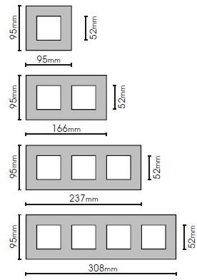GI Gambarelli Переключатель Arreda quadrata sun-id-1379848 - Вид №1