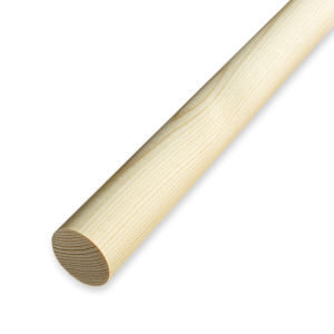 84460784 Круглый погонаж деревянный сращенный 28х1000 мм хвоя Экстра STLM-0050288 Santreyd