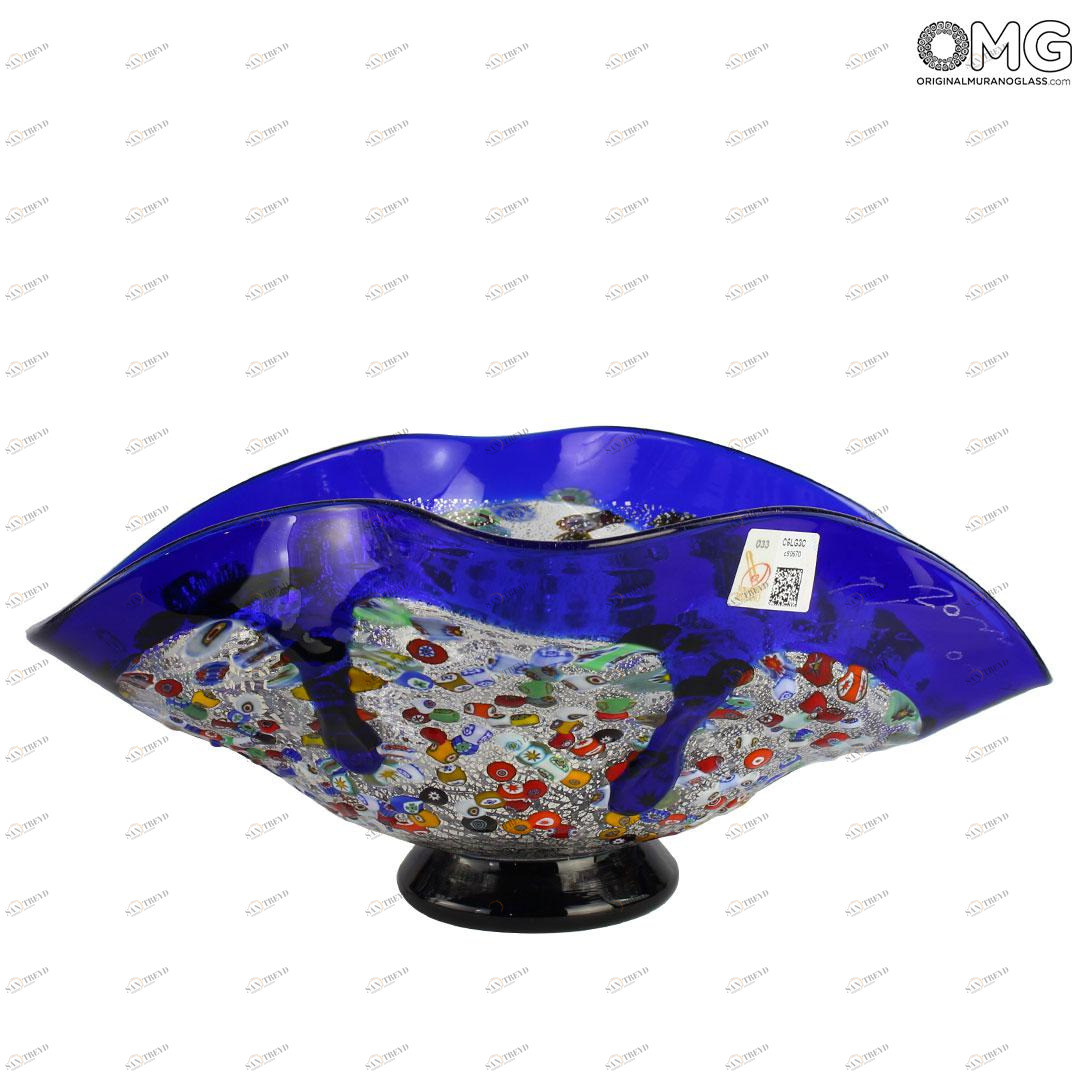 4605 ORIGINALMURANOGLASS Ваза Магнолия - муранское стекло OMG 25 см 
