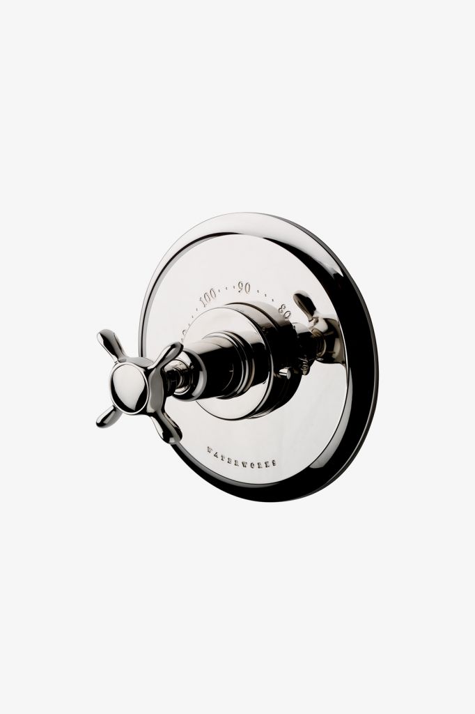 EATH99 Облицовка термостатического регулирующего клапана Easton Classic с металлической заглушкой и поперечной рукояткой Waterworks 