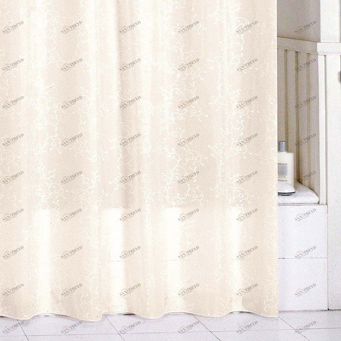 SCMI082P Milardo Beige Leaf Штора для ванной комнаты Beige Leaf Россия 