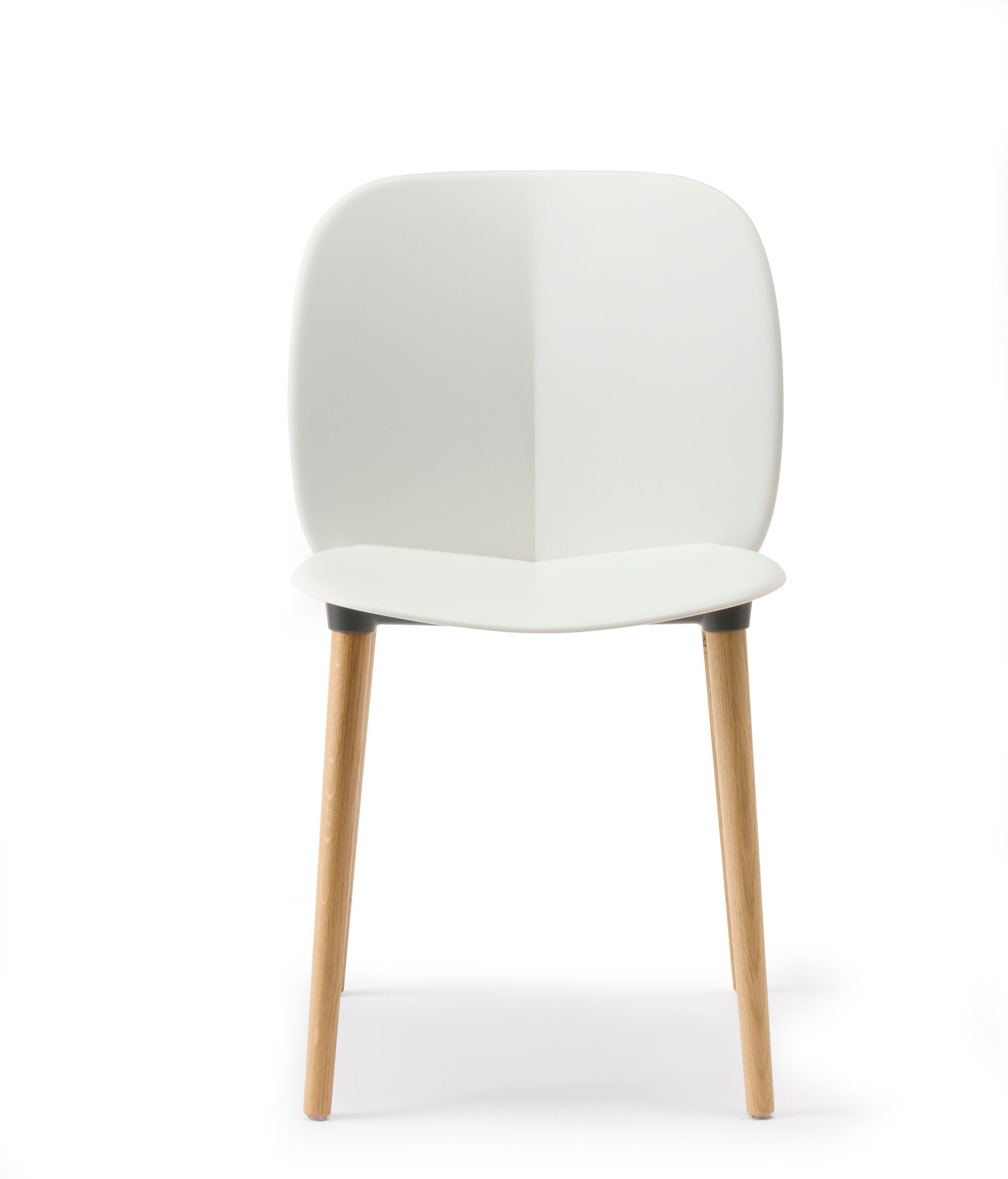 Рециркулированный пластиковый стул с деревянными ножками S-CAB Mentha ARCH-00144796 - Вид №8