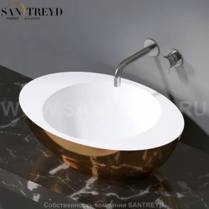 L269.250 Накладная раковина на столешницу  овальная A. e T. Italia ACCENT