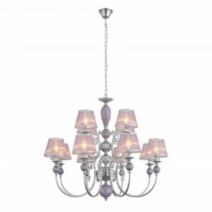 Подвесная люстра ST Luce Lilium SL175.103.12 розовая ST LUCE ДИЗАЙНЕРСКИЕ, LILIUM 138481 Розовый