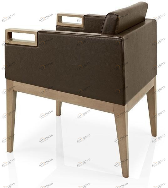 JMS Кожаное кресло с подлокотниками Roven M 580