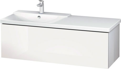 LC615305353 L-Cube Тумбочка подвесная Каштан темный, декор Duravit - Вид №2